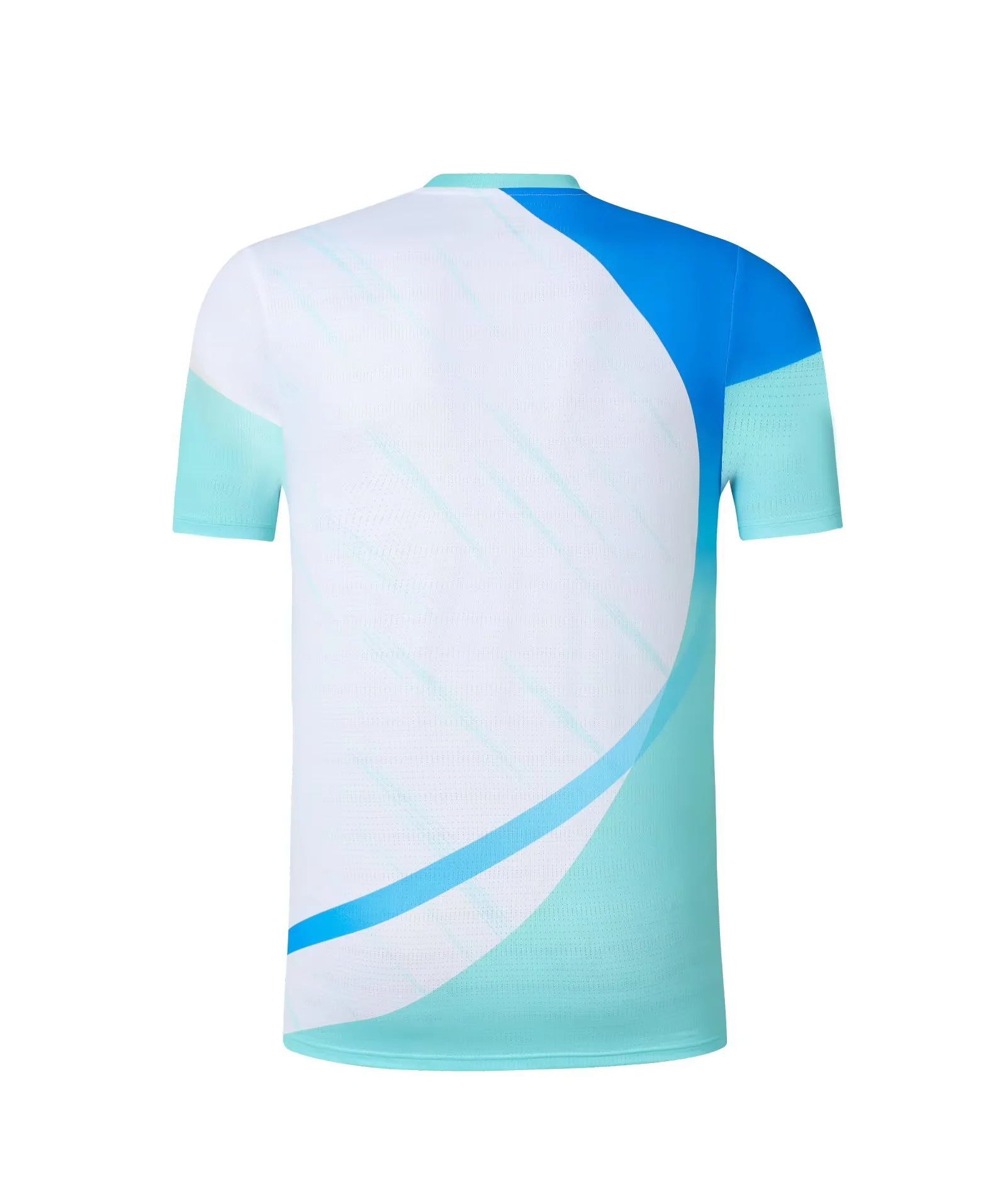 New men's white breathable sports casual T-shirt