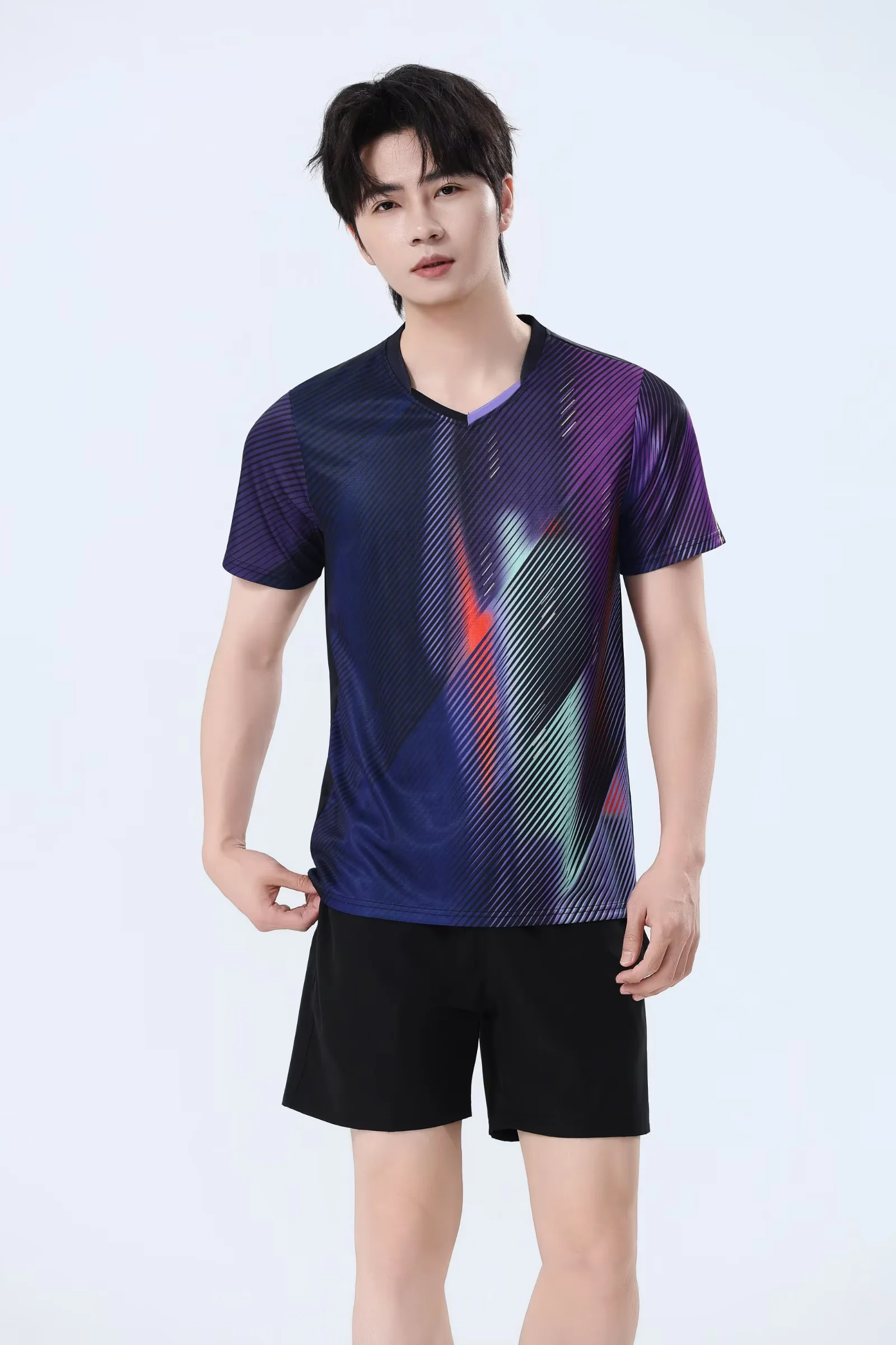 2026 New Men's Casual Sportswear, Badminton Apparel, Table Tennis Apparel